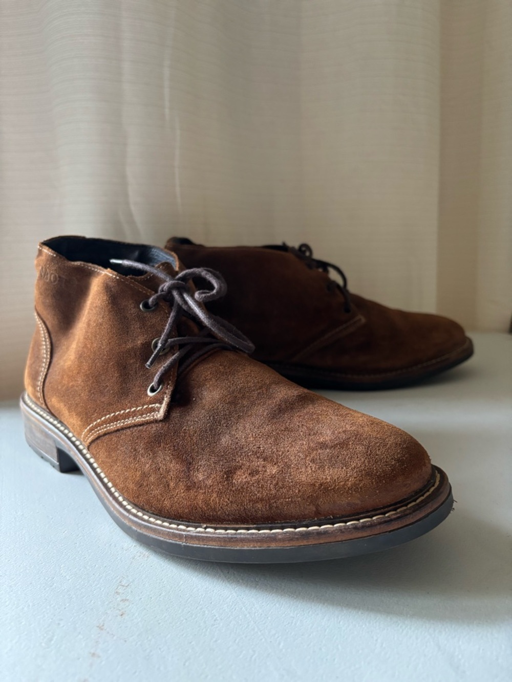 NAOT Pilot Suede Leather Chukka Boots Brown Mens 41 8 Comfort
